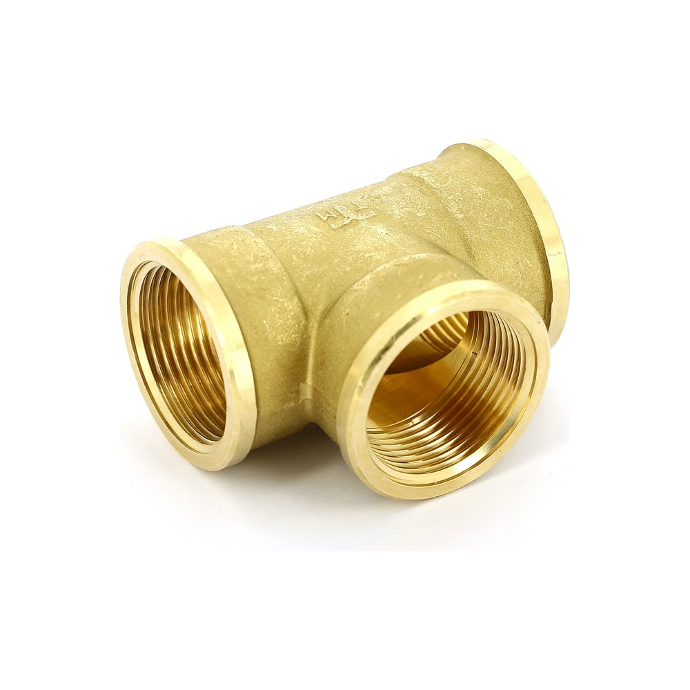 Изображение товара Тройник Tiemme В 3/4"x1/2"x3/4" латунный для сантехники
