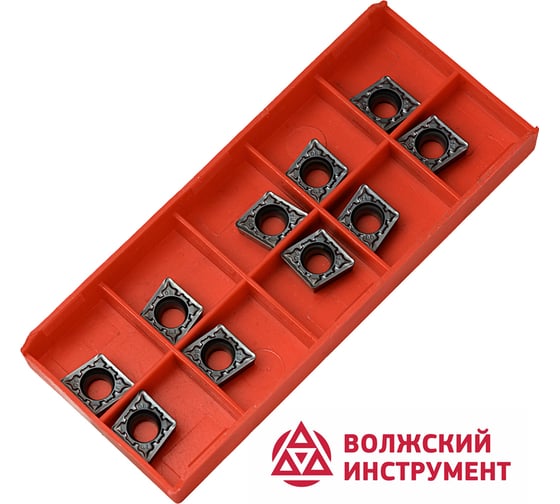 Изображение товара Пластина CCMT09T308-TM HR5255 10 шт Волжский Инструмент 3503004