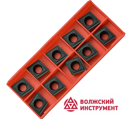 Изображение товара Пластина CCMT120408-TR HR8250 10 шт Волжский Инструмент 3503010