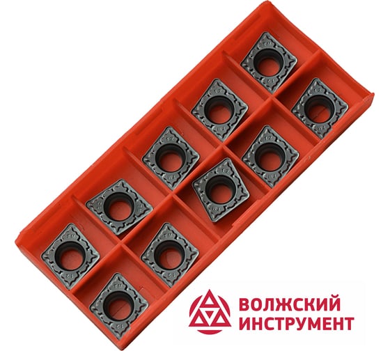 Изображение товара Пластина CCMT120412-TM HR5255 10 шт Волжский Инструмент 3503011