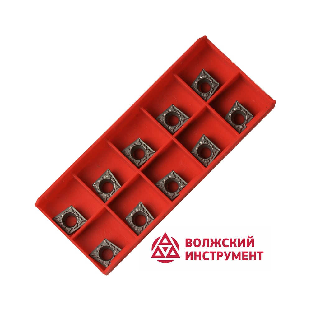 Изображение товара Пластина CCMT09T304-TM HR8150 10 шт Волжский Инструмент для точения металлов