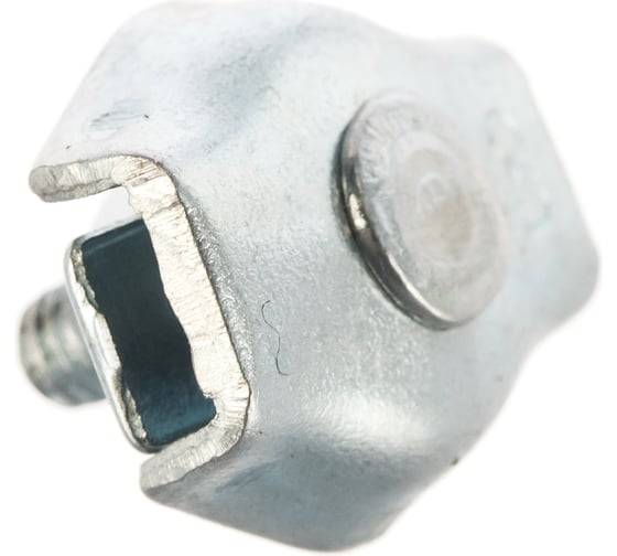 Изображение товара Зажим троса Fixbox Simplex 3 мм белый цинк 2 шт 243340