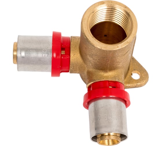 Изображение товара Водорозетка TIEMME пресс-В проходная h 52 мм, 16x1/2"x16 1650111