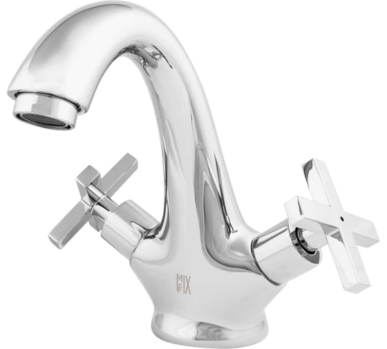 Изображение товара Смеситель для умывальника Mix&Fix Соффрон двуручный тов-181003