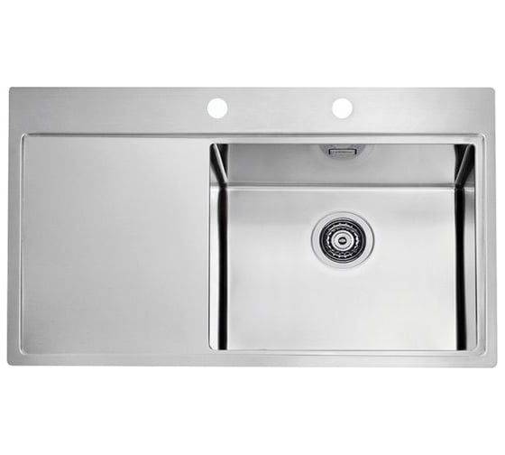 Изображение товара Мойка ALVEUS PURE 50R KMB-90 860х525 мм, 1X правая, в комплекте с сифоном 1127252 1103653