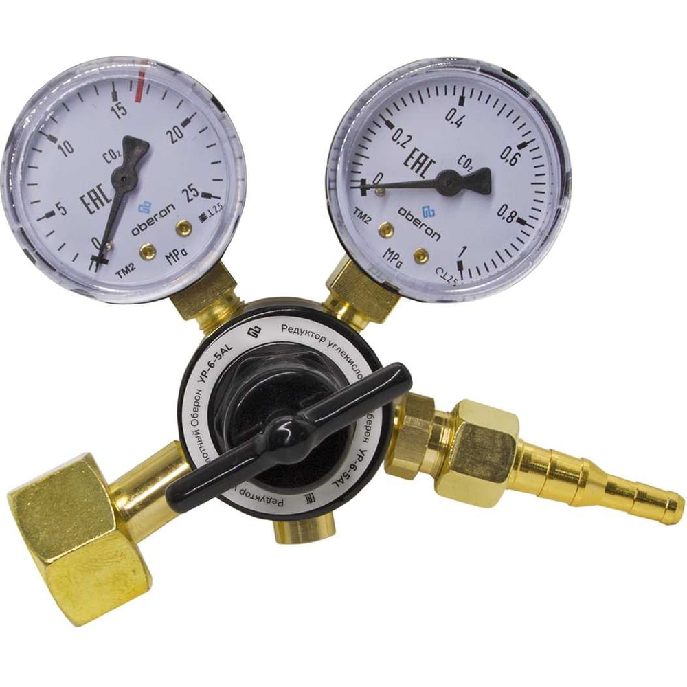 Изображение товара Редуктор углекислотный УР-6 Basic Оберон для баллонных систем, профессиональный