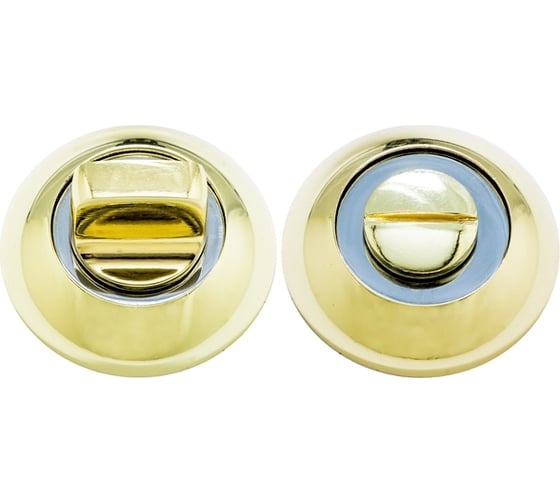 Изображение товара Ручка поворотная Marlok A54-BK PB/CP золото/хром 016347