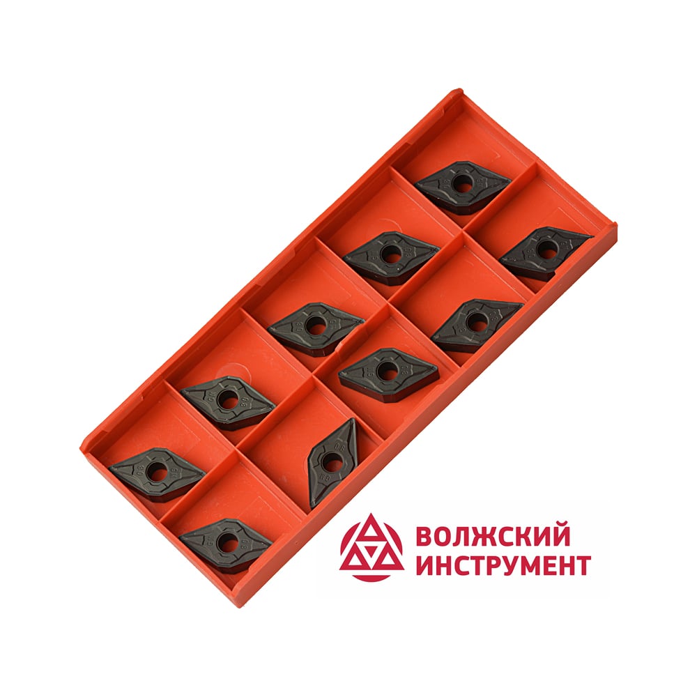 Изображение товара Пластина DNMG150608-GM HR8150 10 шт для токарных работ Волжский Инструмент