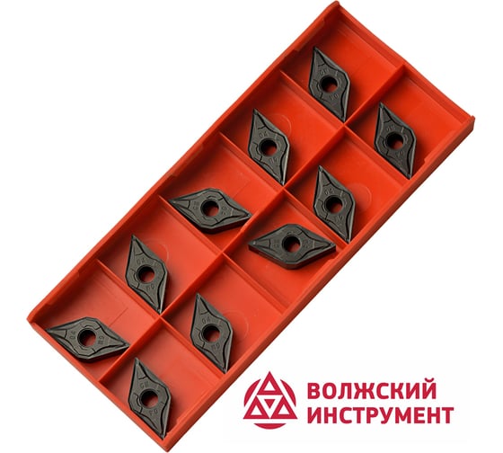 Изображение товара Пластина DNMG150604-GM HR8150 10 шт Волжский Инструмент 3503031