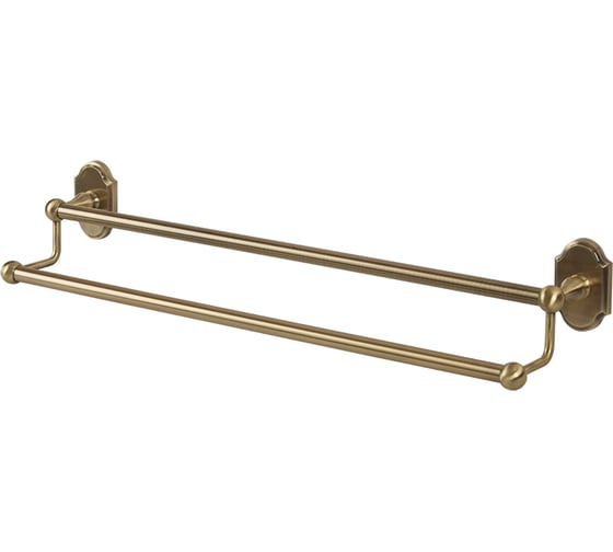 Изображение товара Двойной полотенцедержатель Veragio Stanford 60 см, бронза VR.STD-7722.BR