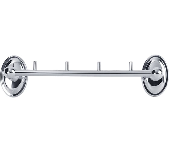 Изображение товара Перекладина с 4-мя крючками Veragio Bonjour хром VR.BNR-7834.CR