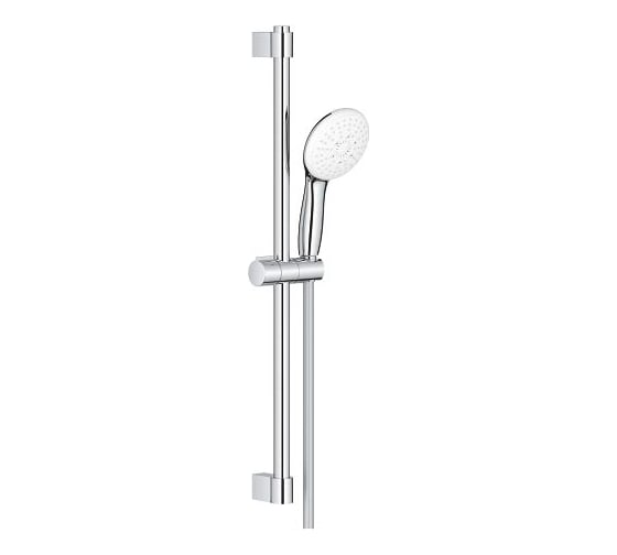 Изображение товара Душевой гарнитур GROHE 27644003 Tempesta 110 3 режима струи, душевая штанга 600 мм, шланг 1750 мм, 8.4 л/мин, хром (замена 27644001) 00000136668