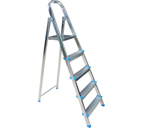 Изображение товара Стальная стремянка Zalger 5 ступеней 711-5