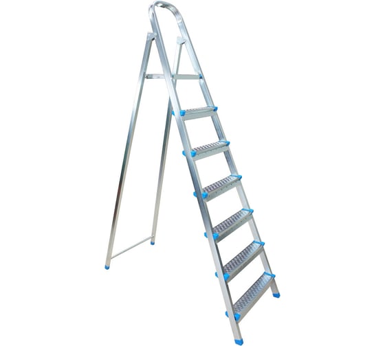 Изображение товара Стальная стремянка Zalger 7 ступеней 711-7