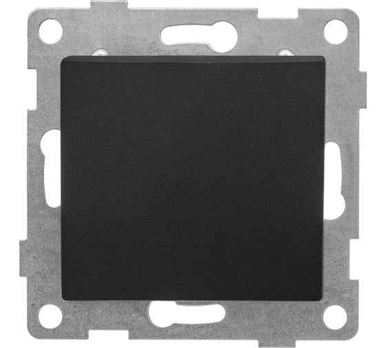 Изображение товара Механизм выключателя GUSI ELECTRIC Bravo 1 клавиша, СУ, 10А, 250В, графит С10В1-010