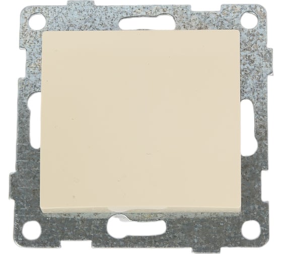 Изображение товара Механизм проходного переключателя GUSI ELECTRIC Bravo 1 клавиша, СУ, 10А, 250В, бежевый С10В4-003