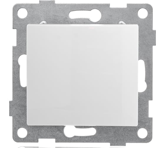 Изображение товара Проходной механизм переключателя GUSI ELECTRIC Bravo 1 клавиша, СУ, 10А, 250В, белый С10В4-001