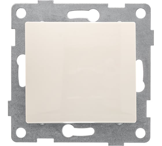 Изображение товара Механизм перекрестного выключателя GUSI ELECTRIC Bravo 1 клавиша, СУ, 10А, 250В, бежевый С10В7-003