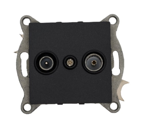 Изображение товара Механизм розетки GUSI ELECTRIC Ugra TV+SAT, оконечной, СУ, графит С11TS1-010