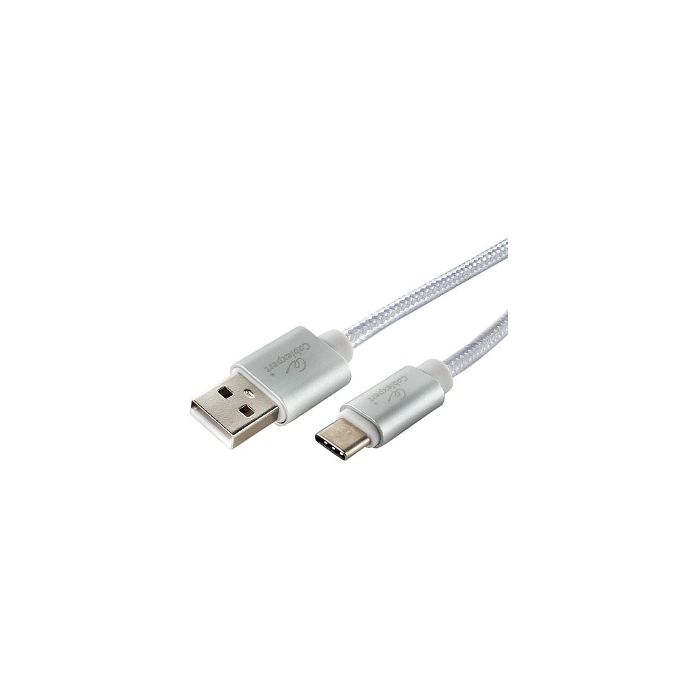 фото Кабель cablexpert, usb 2.0 am/typec, серия ultra, длина 1 м, серебристый, блистер, cc-u-usbc02s-1m