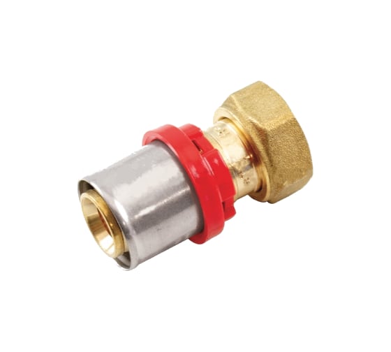 Изображение товара Муфта пресс-В TIEMME с накидной гайкой, плоская прокладка, 32x1" 1650134