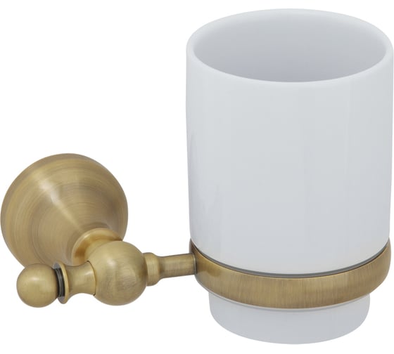 Изображение товара Стакан настенный, керамика GIALETTA бронза