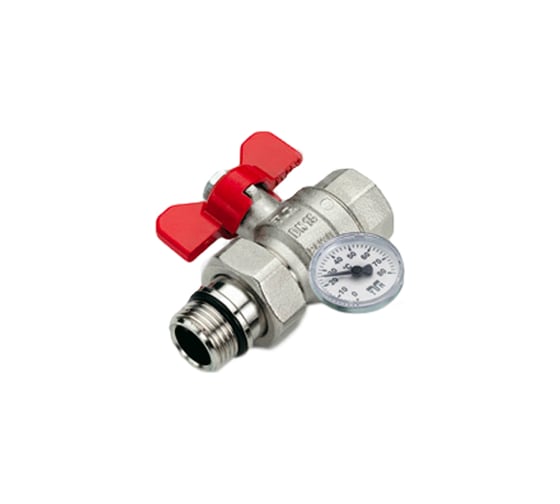 Изображение товара Шаровой кран Tiemme НВ, бабочка, с разъемным соединением 2120043