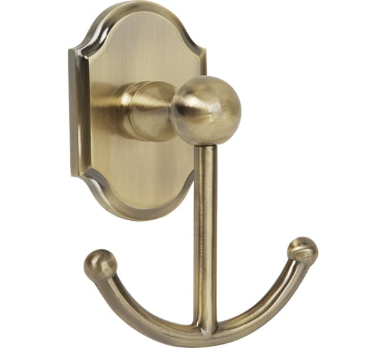 Изображение товара Крючок двойной большой, бронза STANFORD