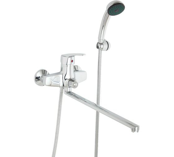 Изображение товара Смеситель для ванны Veragio ENLAR монокомандный, с изливом и ручным душем хром VR.ENL-5305.CR