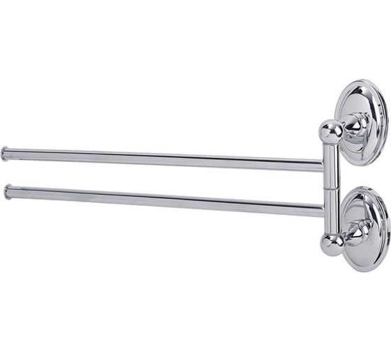Изображение товара Поворотный полотенцедержатель Veragio BONJOUR двойной, 33 см, хром VR.BNR-7824.CR