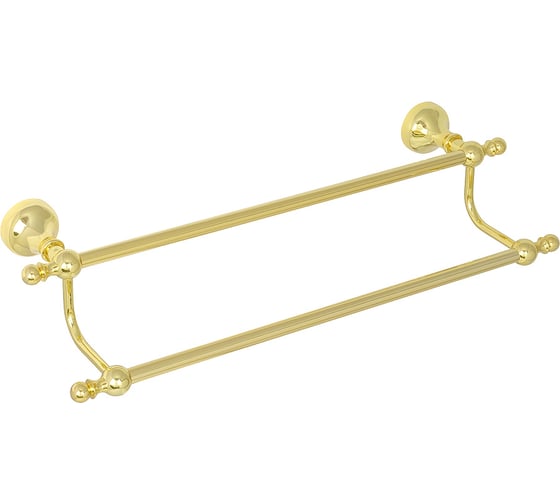 Изображение товара Двойной полотенцедержатель Veragio GIALETTA 45 см, золото VR.GIL-6422.DO