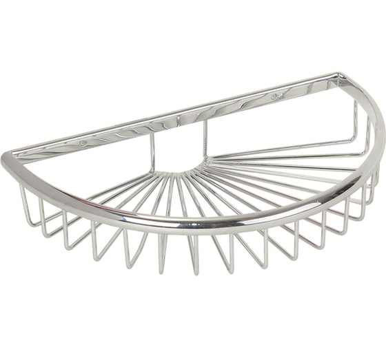 Изображение товара Полукруглая решетка Veragio Basket 270х160х50 мм, хром VR.GFT-9048.CR