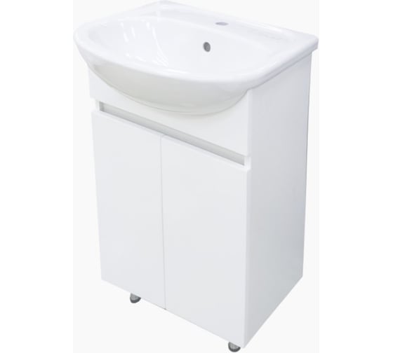 Изображение товара Напольная прямая тумба Misty Элегия - 50 ПВХ Э-Эле01050-011Н