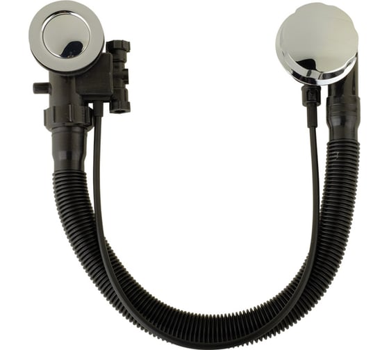 Изображение товара Слив-перелив для ванны Veragio SBORTIS автоматический, пластик, хром VR.SBR-8332.CR