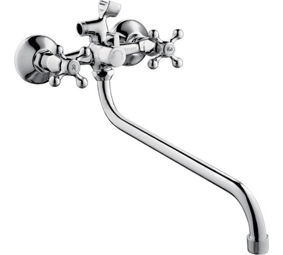 Изображение товара Смеситель для ванны Zollen Dortmund с аксессуарами, низкий излив 300 мм DO62420341 443398