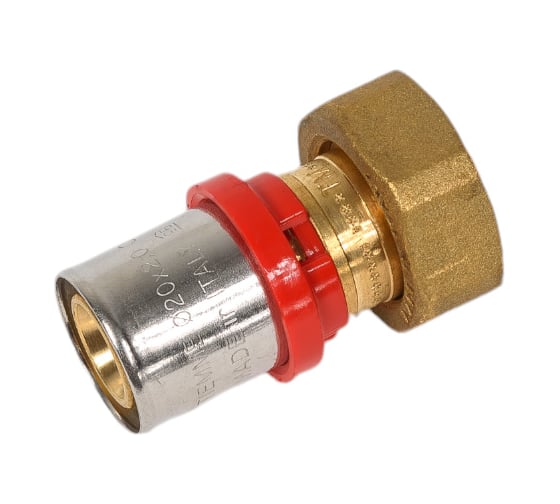 Изображение товара Муфта пресс-В TIEMME с накидной гайкой, евроконус, 20x3/4"x18  1650110