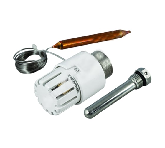 Изображение товара Термоголовка Tiemme М30x1,5, с капилляром и погружной гильзой, 20-50C, 1/2" 4500032