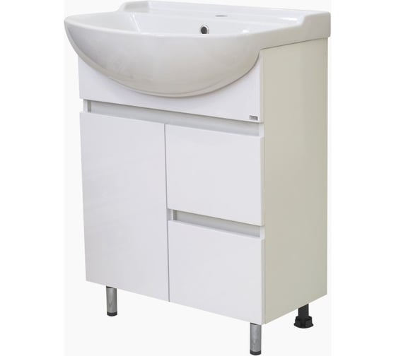 Изображение товара Напольная тумба Misty Амур - 70 с 2 ящиками ПВХ Э-Аму01070-0111Я