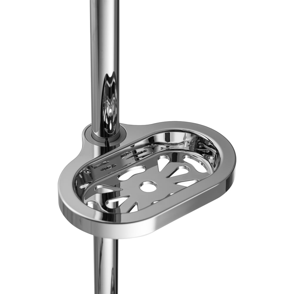 Изображение товара Мыльница Swedbe Calypso 5037 овальная хромированная на душевую штангу