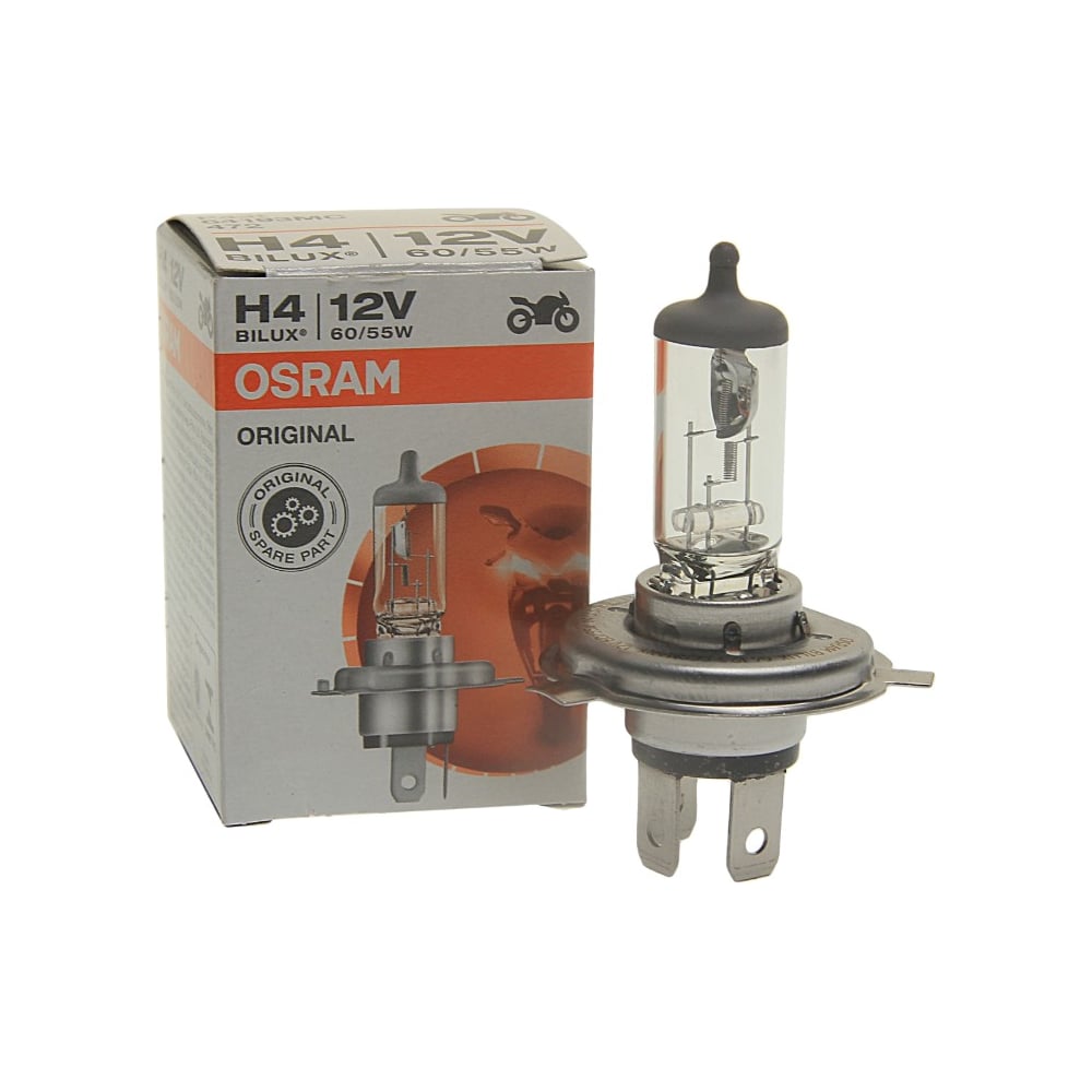 фото Автолампа osram h4 60, 55 p43t 12v, 10, 100 64193mc