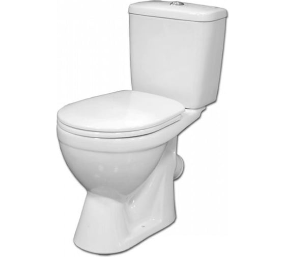 Изображение товара Унитаз-компакт Rosa ЛИРА, к/в, 1-реж, сид. ППКИРОВ 414401 Вн УнБ05