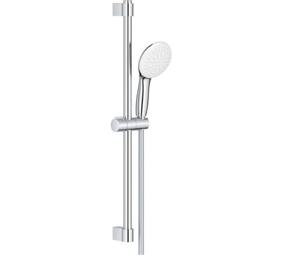Изображение товара Душевой гарнитур GROHE 27924003 Tempesta 110, 1 режим струи, душевая штанга 600 мм, шланг 1750 мм, 8.7 л/мин, хром (замена 27924001) 00000136678