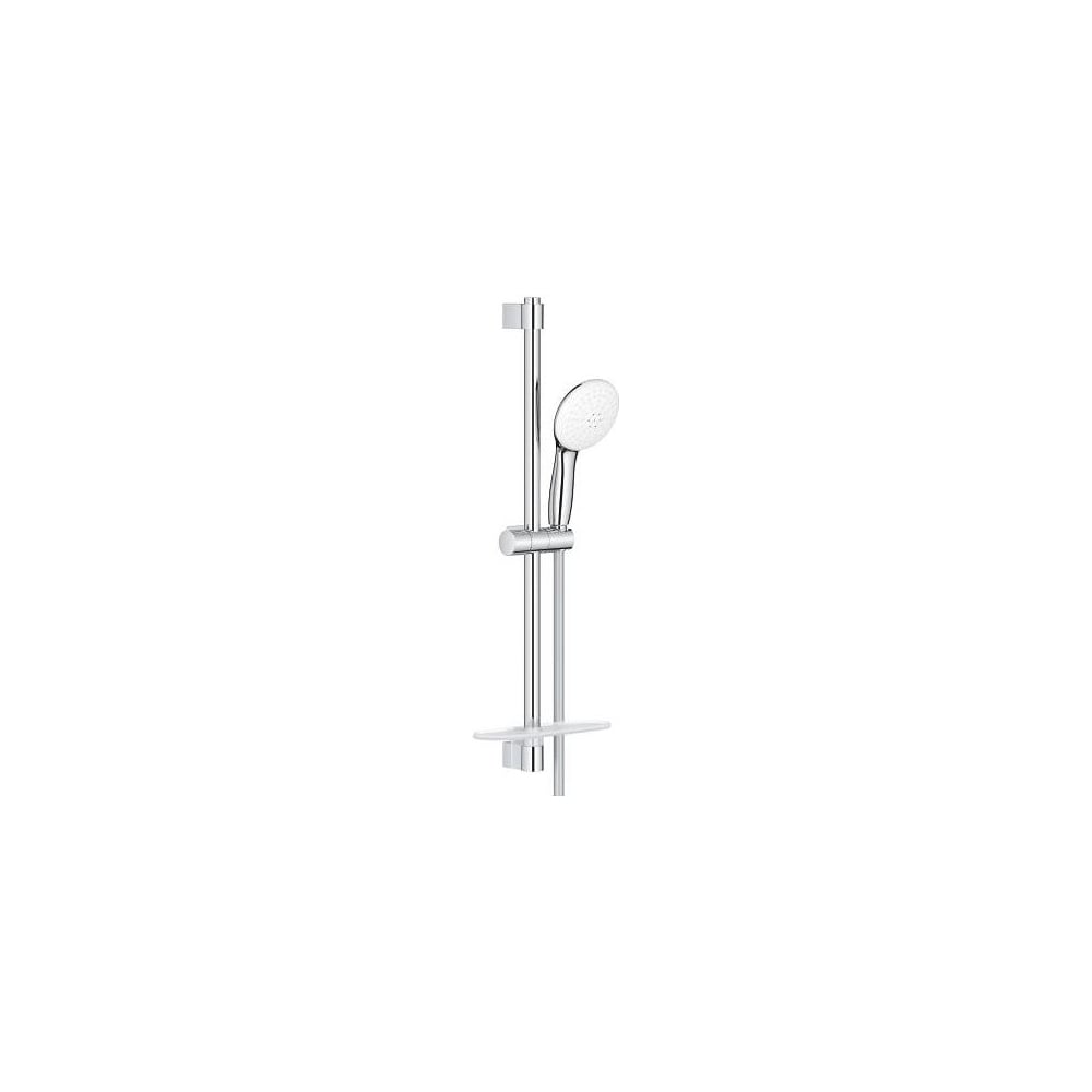 Изображение товара GROHE Tempesta 110: 2 режима, штанга 600 мм, шланг 1750 мм, мыльница, хром