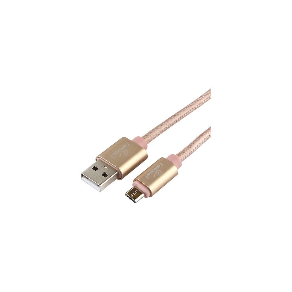 фото Кабель cablexpert usb 2.0 am/microb, серия ultra, длина 3 м, золотой, блистер cc-u-musb01gd-3m