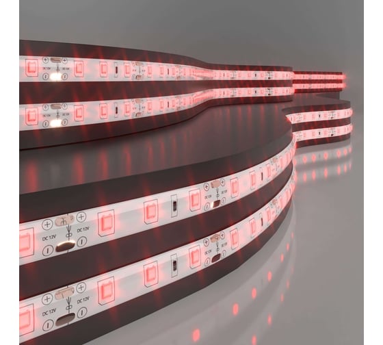 Изображение товара Светодиодная лента Elektrostandard 60Led, 4.8W, IP65, красный, 2835, 12V a040998