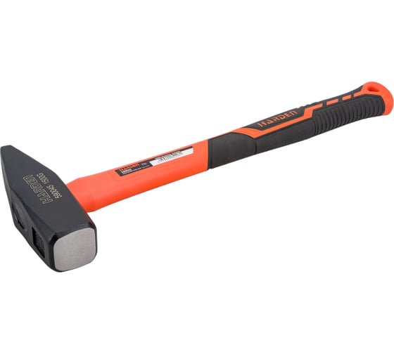 Изображение товара Молоток HARDEN универсальный, фибергласовая рукоятка, квадратный боек, 1500 гр. 590045