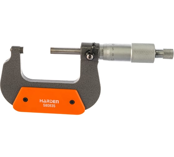 Изображение товара Микрометр HARDEN точность 0,01 мм, диапазон измерений 25-50 мм 580835
