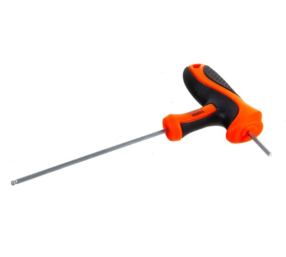 Изображение товара Имбусовый ключ HARDEN CRV, c Т-образной рукоятью, шарообразная головка, 2X75 мм 540701