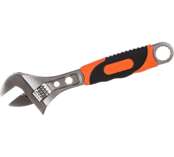 Изображение товара Разводной ключ HARDEN профессиональный, 200 мм, 2-х комп. рукоятка 540558