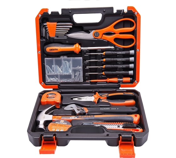 Изображение товара Слесарно-монтажный набор инструментов HARDEN универсальный, 22 пр. 510222